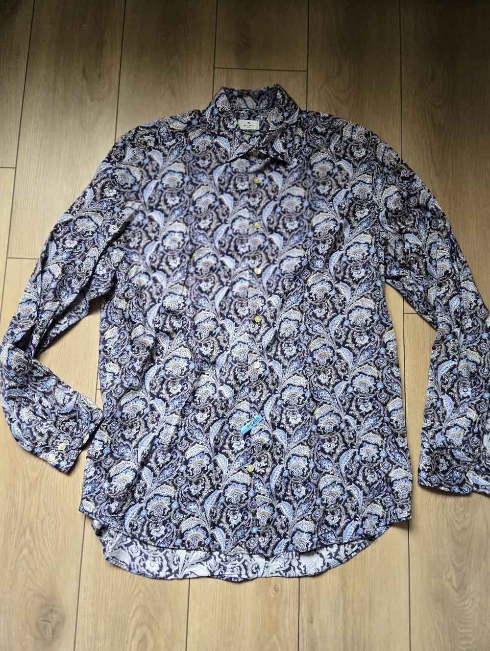 ETRO Luxury Paisley-print Shirt Size 42